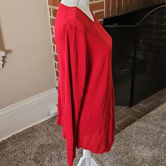 Ten-Oh-8 Red Sweater Tunic - Picture 5 of 9